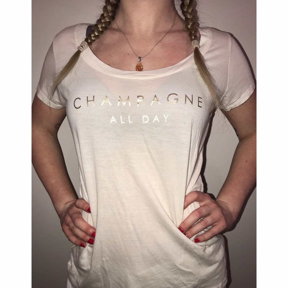 “Champagne All Day” T-shirt